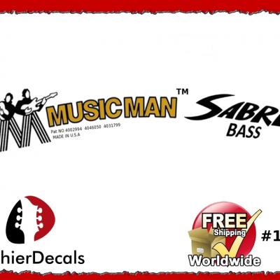 145b Musicman Sabre Bass Guitar Decal