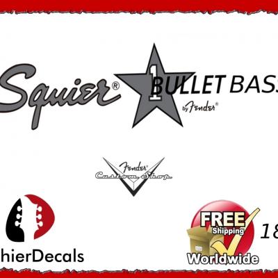 180b Squier Bullet Bass Guitar Decal