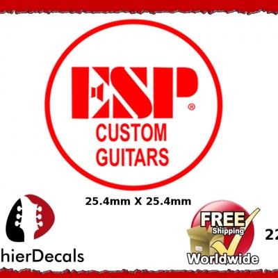 225b Esp Custom Guitar Waterslide Decal