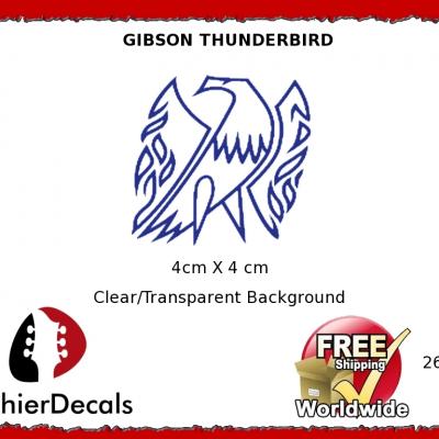 267b Gibson Thunderbird Guitar Decal