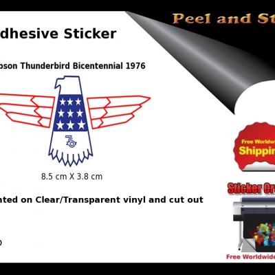 V33b Gibson Thunderbird Firebird Bicentennial Sticker