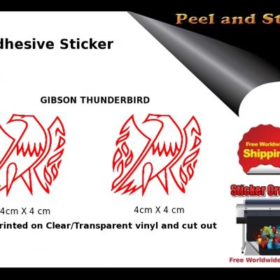 V37 Gibson Thunderbird Firebird Guitar Sticker