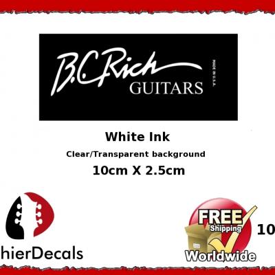 107wb B.c. Rich Guitar Decal