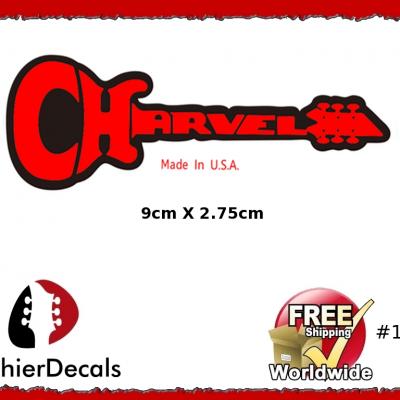 192b Charvel Guitar Decal Red