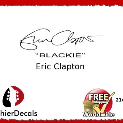 214b Eric Clapton Guitar Decal Signature