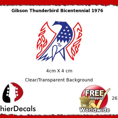 263b Gibson Thunderbird Bicentennial Guitar Decal