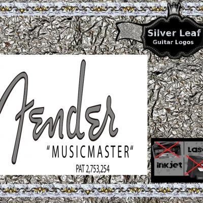 117s Fender Musicmaster Guitar Decal