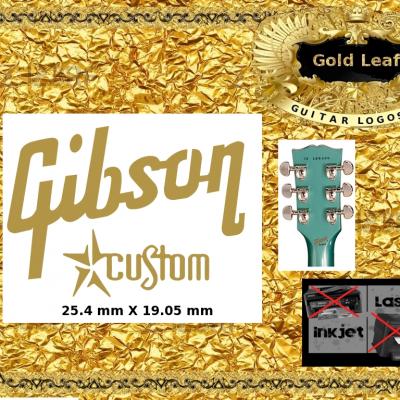 138g Gibson Custom Guitar Decal