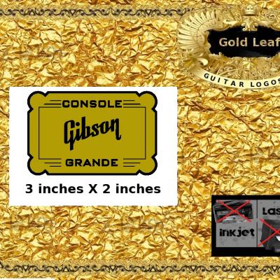 46g Gibson Decal Console Gold