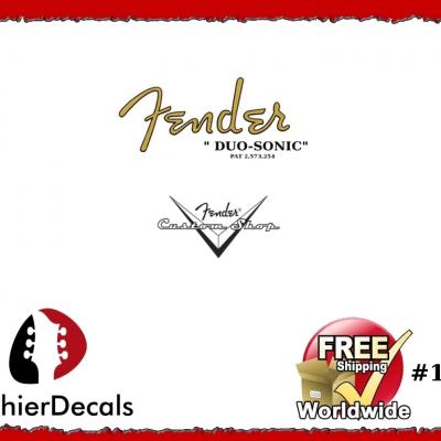 119b Fender Duo Sonic Decal