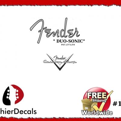120b Fender Duo Sonic Decal