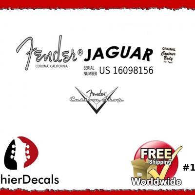 124b Fender Jaguar Decal