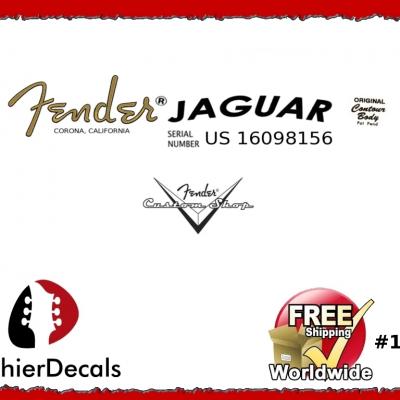 125b Fender Jaguar Decal
