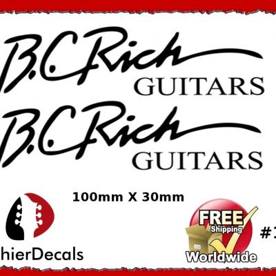 141 B.c. Rich Guitar Decal