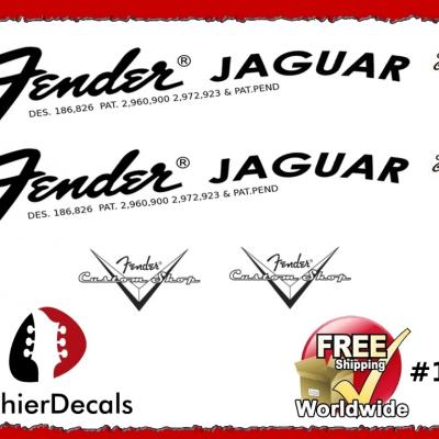 159 Fender Jaguar Guitar Decal