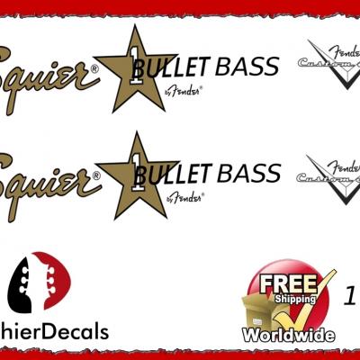 179 Squier Bullet Bass Guitar Decal