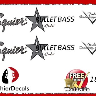 180 Squier Bullet Bass Guitar Decal