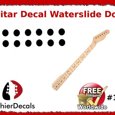 187 Guitar Decal Waterslide Dots