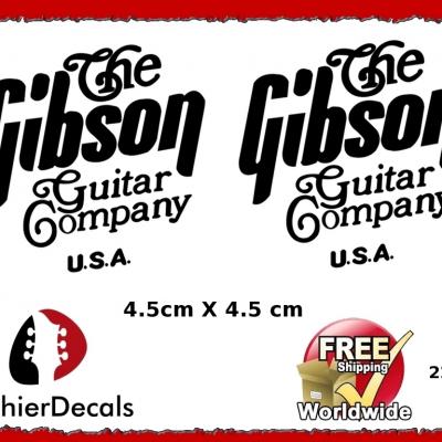 229 Gibson Guitar Company Guitar Decal