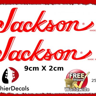 250 Jackson Guitar Decal