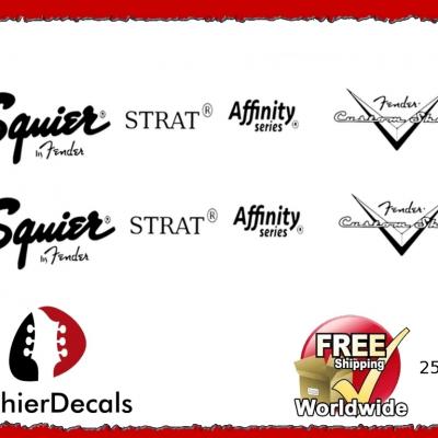 251 Squier Strat Affinity Guitar Decal