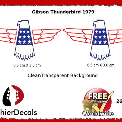 264 Gibson Thunderbird Guitar Decal