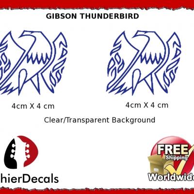 267 Gibson Thunderbird Guitar Decal