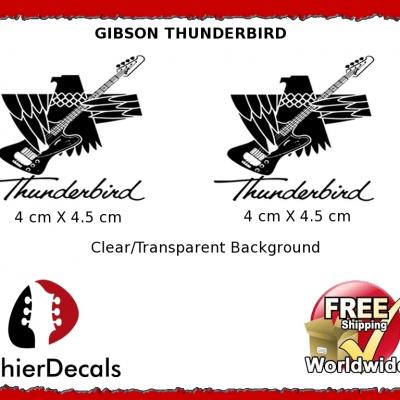 268 Gibson Thunderbird Guitar Decal