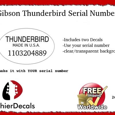269 Gibson Thunderbird Serial Number