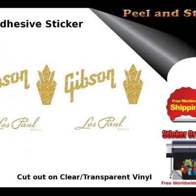 V12 Gibson Guitar Decal