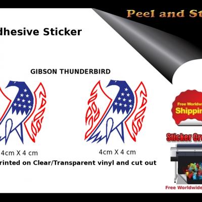 V36 Gibson Thunderbird Firebird Guitar Sticker