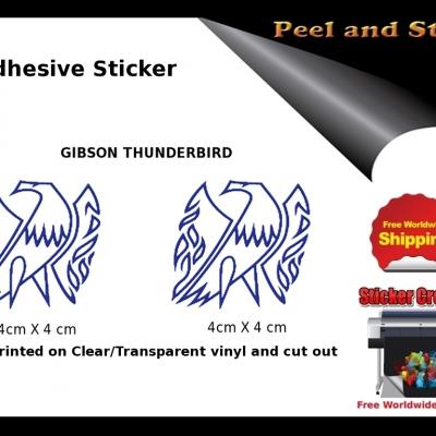 V38 Gibson Thunderbird Firebird Guitar Sticker