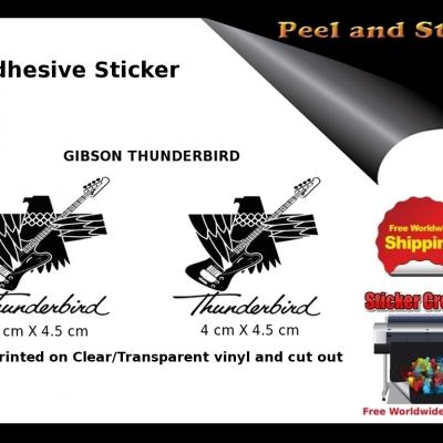 V39 Gibson Thunderbird Firebird Guitar Sticker