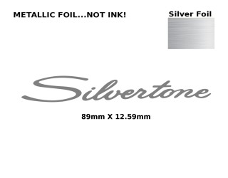 Silvertone Guitar Decal 161s