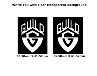 Guild guitar Decal 176w