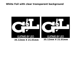 G&L Guitar Decal 177w