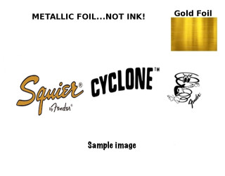 Squier Cyclone Guitar Decal 194g