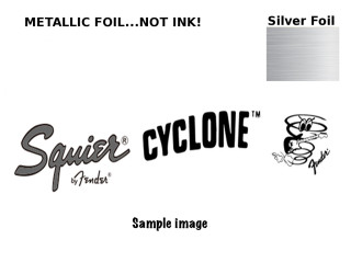 Squier Cyclone Guitar Decal 194s
