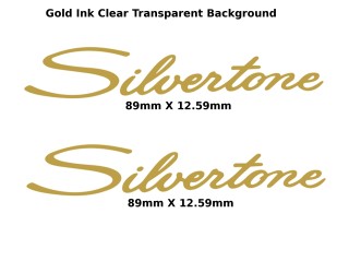 Silvertone Guitar Decal 306