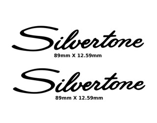 Silvertone Guitar Decal 318