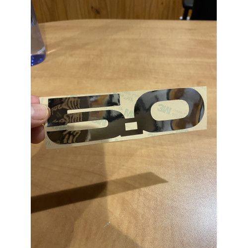 Mustang 5.0 Speaker Decal Metal M144-1 Mustang 5.0 Speaker Decal Metal M144-1