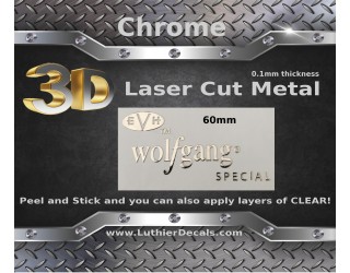 Charvel EVH Guitar Decal 3D Laser Metal M45b
