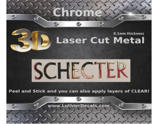Schecter Guitar Decal Metal M56b