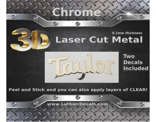 Taylor Guitar Decal Metal Laser M66