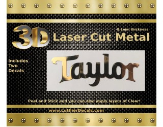 Taylor Guitar Decal Metal Laser M73