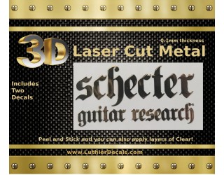 Schecter Guitar Decal Metal M79