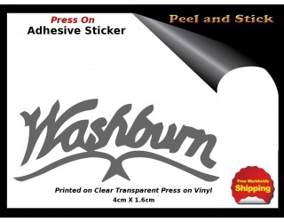 Washburn Guitar Sticker Peel and Stick V64b