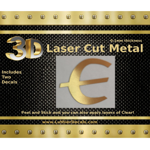 Epiphone Guitar Decal Chrome Laser Cut M108