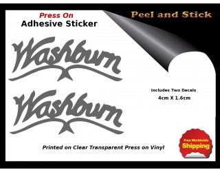 Washburn Guitar Sticker Peel and Stick V64