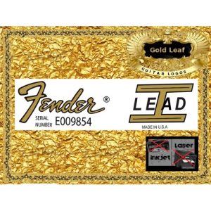 Fender Lead 1 Guitar Decal 101g